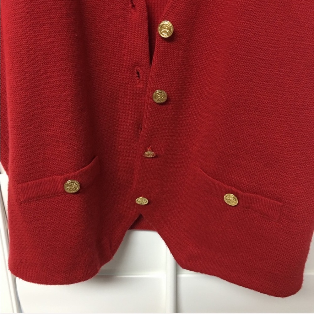 Talbotβs Red Vest || Size M - Picture 4 of 6